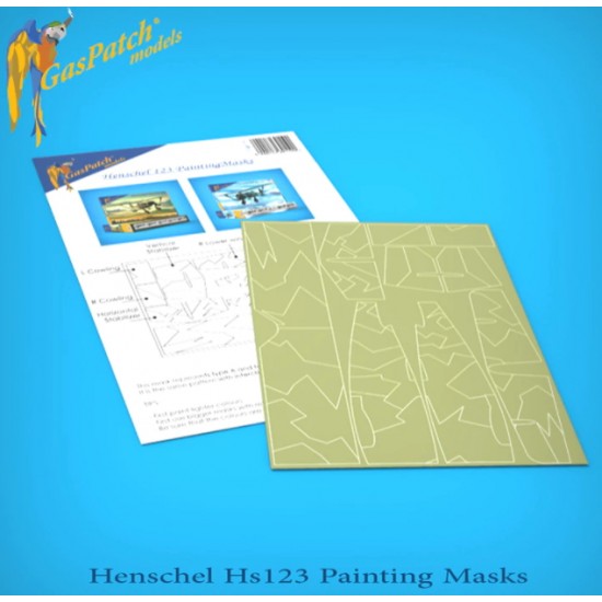 1/48 Henschel Hs123 A1/B1 Painting Mask