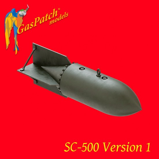 1/32 WWII German Bombs - SC-500 Version 1 (4pcs) GasPatch 25-32392