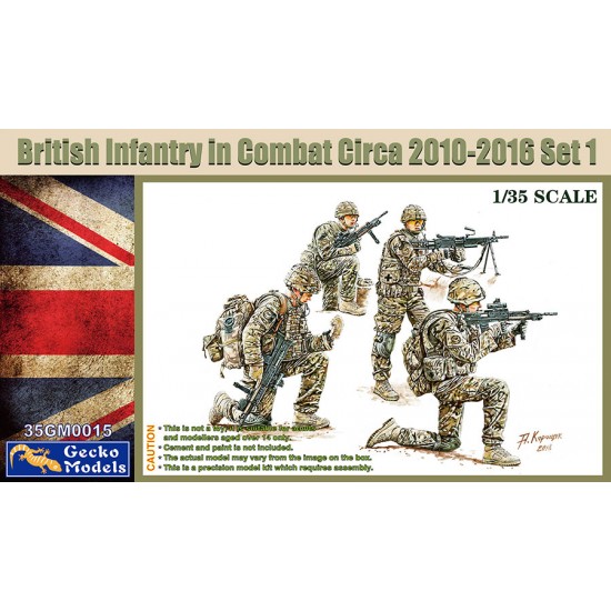 1/35 British Infantry In Combat Circa 2010-2012 Set 1