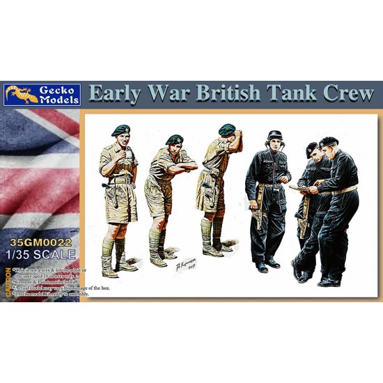 1/35 Early War British Tank Crew