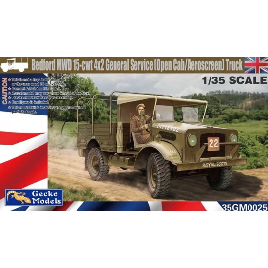 1/35 Bedford MWD 15-cwt 4x2 GS Truck (Open Cab/Aeroscreen))