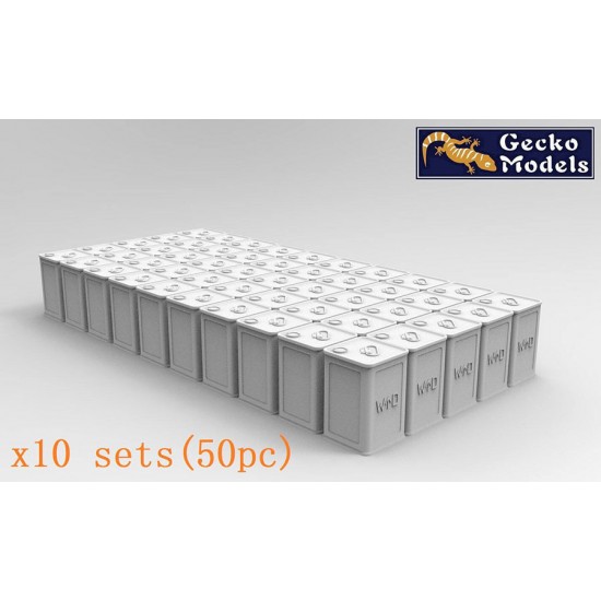 1/35 Early Type British 4 Gallon Petrol Tins Set (Value Pack)