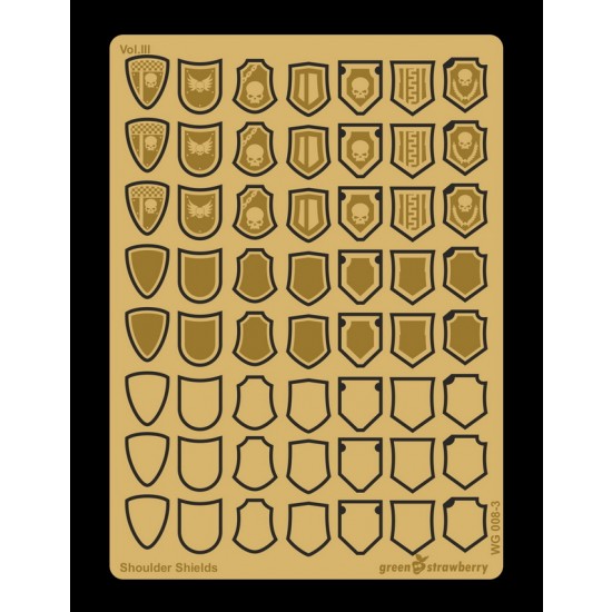 Shoulder Shields Vol.III for 8.5mm High Wargaming Figures