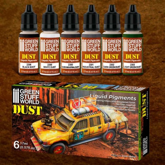 Liquid Pigments Set - Dust (6x 17ml)