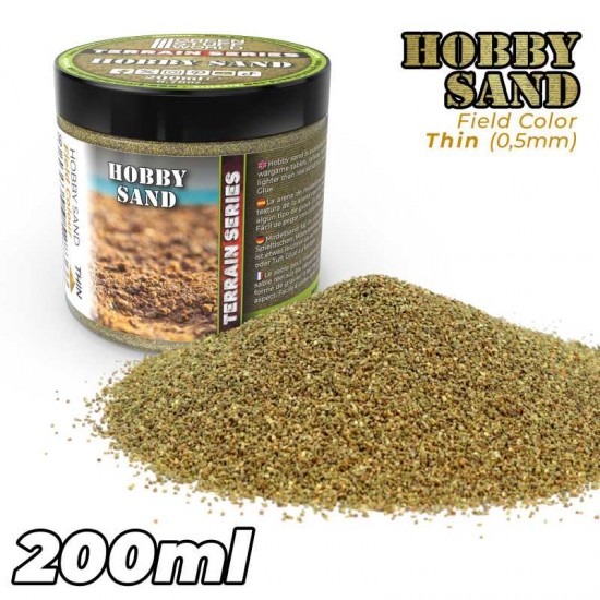 Thin Hobby Sand #Field Sand (200ml) Size of Grain: Approx. 0.5mm