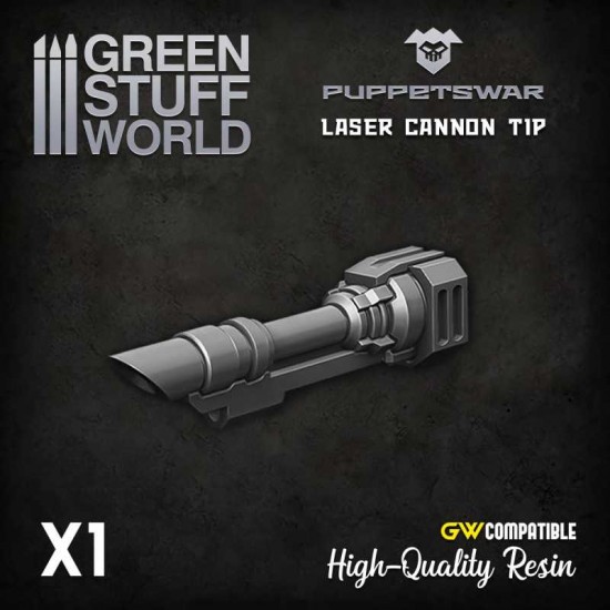 Puppetswar Laser Cannon Tip for 28/32mm Wargame Miniatures
