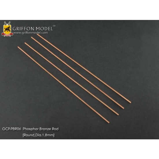 Phosphor Bronze Rod (Round, Diameter: 1.8mm, Length: 150mm)(4pcs)