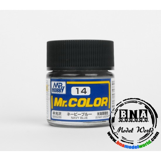 Solvent-Based Acrylic Paint - Semi-Gloss Navy Blue (10ml)