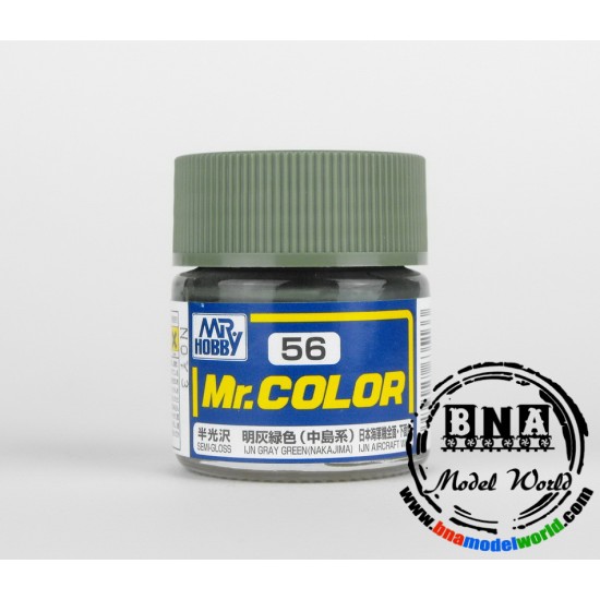 Solvent-Based Acrylic Paint - Semi-Gloss IJN Grey Green Nakajima (10ml)