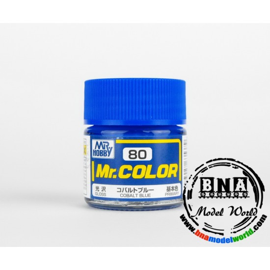 Solvent-Based Acrylic Paint - Semi-Gloss Cobalt Blue (10ml)