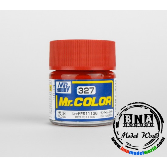 11136 Red Solvent-Based Acrylic Paint - Gloss Red FS 11136 (10ml) GSI Creos C327
