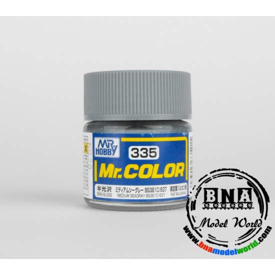 Solvent-Based Acrylic Paint - Semi-Gloss Medium Sea Grey BS381C/637 ...