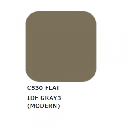 Solvent-Based Acrylic Paint - Tank IDF Grey 3 Modern (10ml)