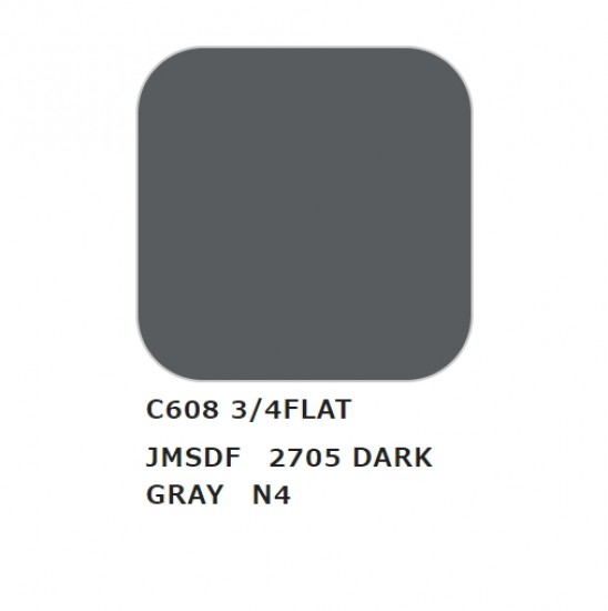 Solvent-Based Acrylic Paint - Warship JMSDF 2705 Dark Gray N4 (10ml)