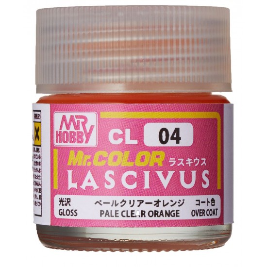 Mr Color Lascivus Clear Pigment Paint - Figure Skin #Pale Clear Orang (10ml)