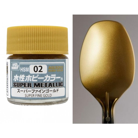 Water-based Acrylic Paint - Aqueous Super Metal Sup Fine Gold (10ml/0.3 fl oz)