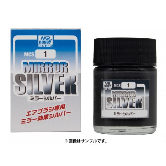 Mirror Silver (18ml, solvent-based acrylic resin paint)