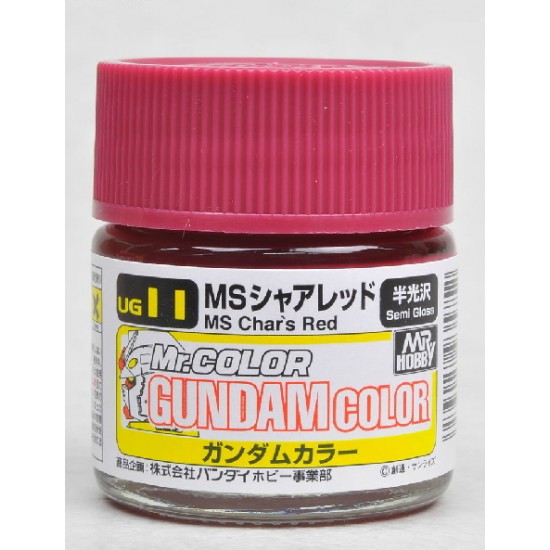 Mr.Color Gundam Colour - Semi-Gloss MS Char Red (10ml)