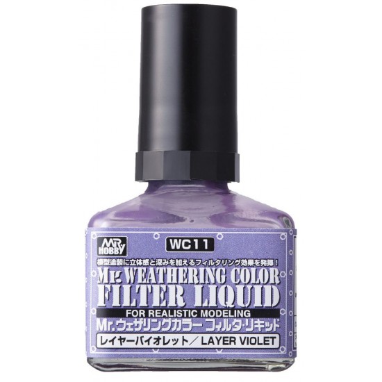 Mr.Weathering Colour - Filter Liquid Layer Violet (40ml)