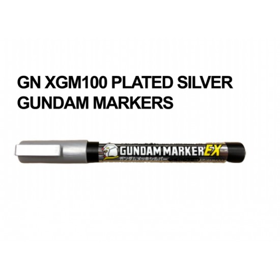 Gundam Marker - EX Plated Silver (#GSI-XGM100) - BNA Model World