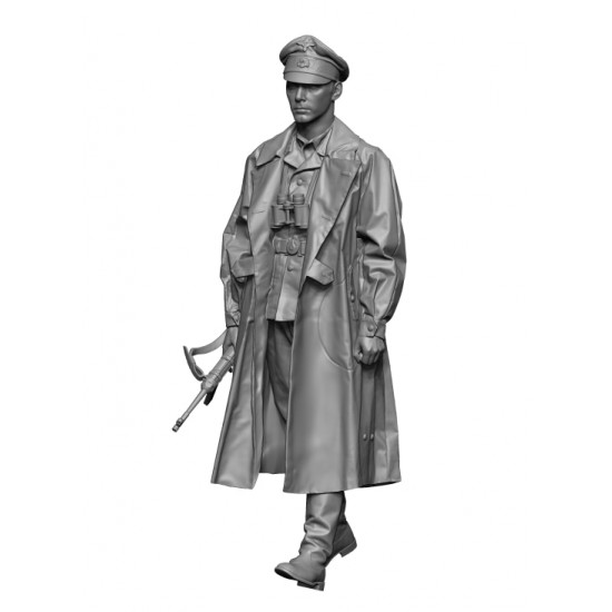 1/24 WWII German Officer, Raincoat Ver