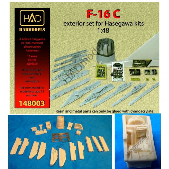 1/48 F-16 Exterior set for Hasegawa kits