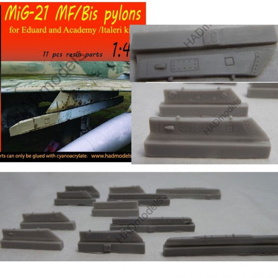 1/48 MiG-21 MF/BiS Pylons for Eduard/Academy/Italeri kits