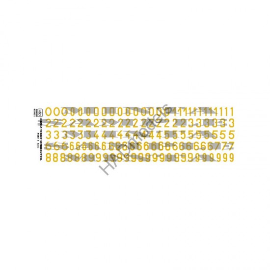 Decals for 1/35 WWII German Numbers part 1