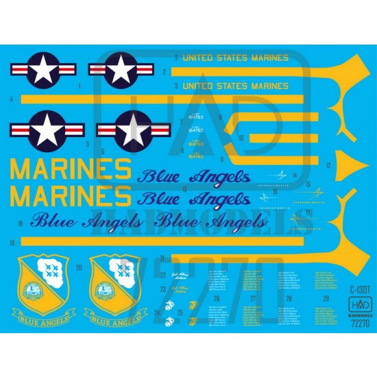 1/72 C-130T Fat Albert Decal Sheet