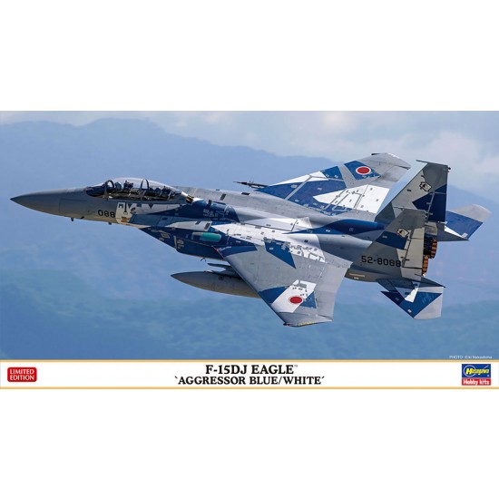 1/72 Moden US Jet Fighter F-15DJ Eagle "Aggressor Blue/White"
