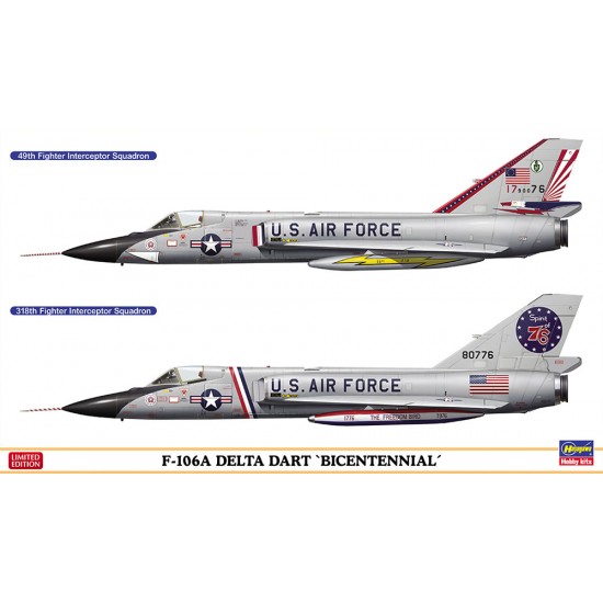 1/72 F-106A Delta Dart "Bicentennial" (2 Kits)