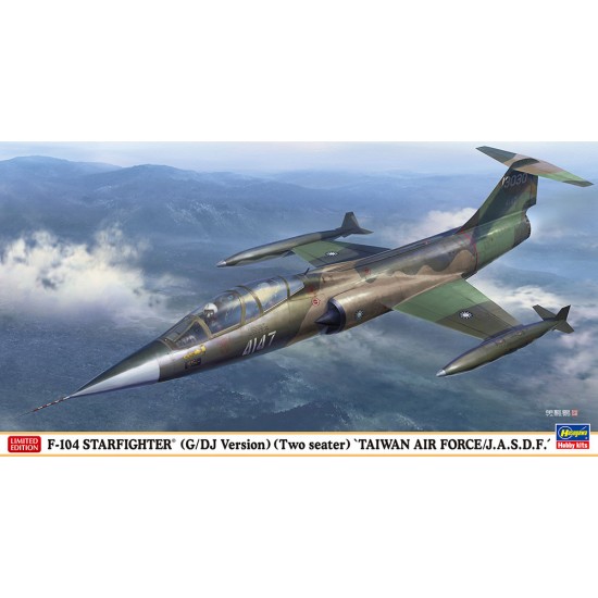 1/48 Taiwan Air Force/JASDF F-104 Starfighter G/DJ 2 Seater Version