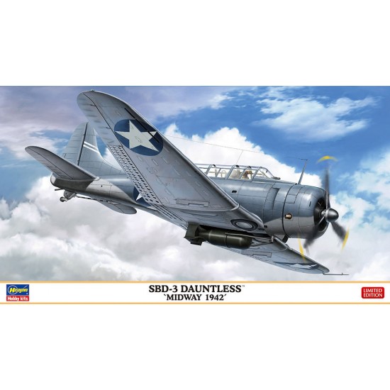 1/48 WWII US Carrier Dive Bomber Sbd-3 Dauntless Midway 1942