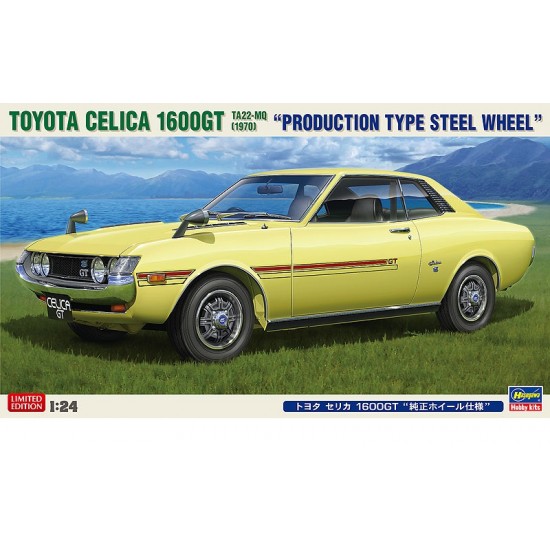 1/24 Toyota Celica 1600GT TA22-MQ (1970) Production Type Steel Wheel