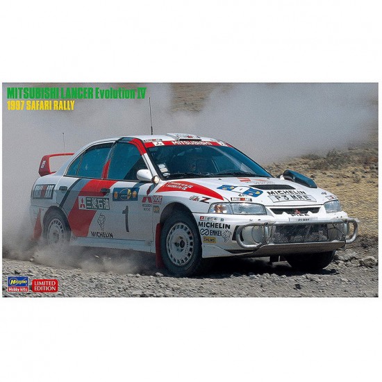 1/24 Mitsubishi Lancer Evolution IV 1997 Safari Rally
