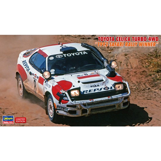 1/24 Toyota Celica Turbo 4WD "1992 Safari Rally Winner"