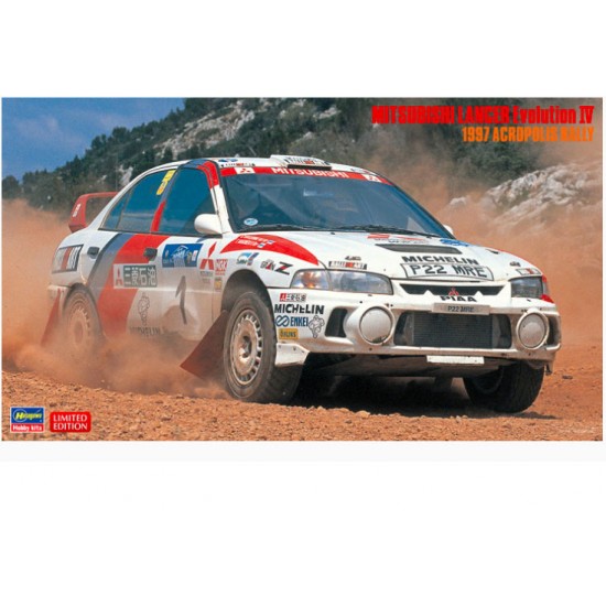 Maquette de voiture en plastique MITSUBISHI LANCER Evo IV 1997 1/24 Maquette de voiture en plastique MITSUBISHI LANCER Evo IV 1997 1/24