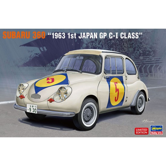 1/24 Japanese Vintage Race Car Subaru 360 1963 1st Japan GP C-I Class
