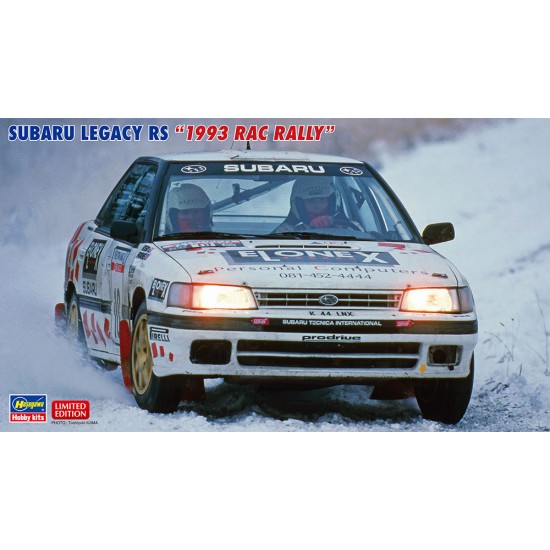 1/24 Japanese Rally Race Car Subaru Legacy Rs 1993 Rac Rally