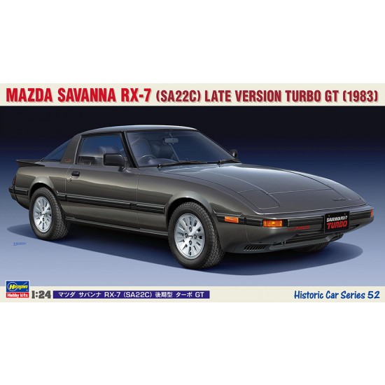 1/24 Japanese Mazda Savanna RX-7 (SA22C) Late Version Turbo GT Saloon Car [HC52]