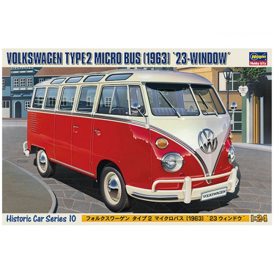 1/24 Volkswagen VW Type 2 Micro Bus 1963 23-Window