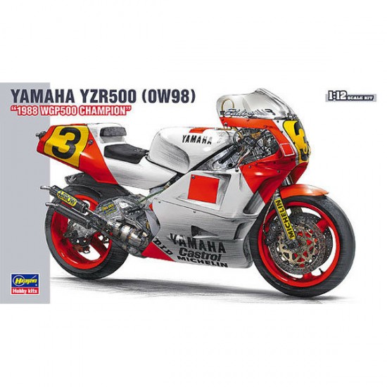 1/12 Yamaha YZR500 (0W98) 1988 WGP500 Champion