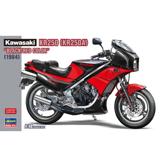 1/12 Kawasaki KR250 (KR250A) Black/Red Colour