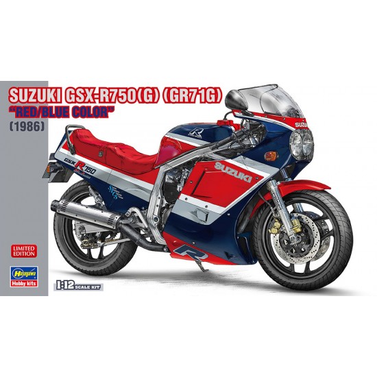 1/12 Suzuki GSX-R750 G (GR71G) Red/Blue Colour