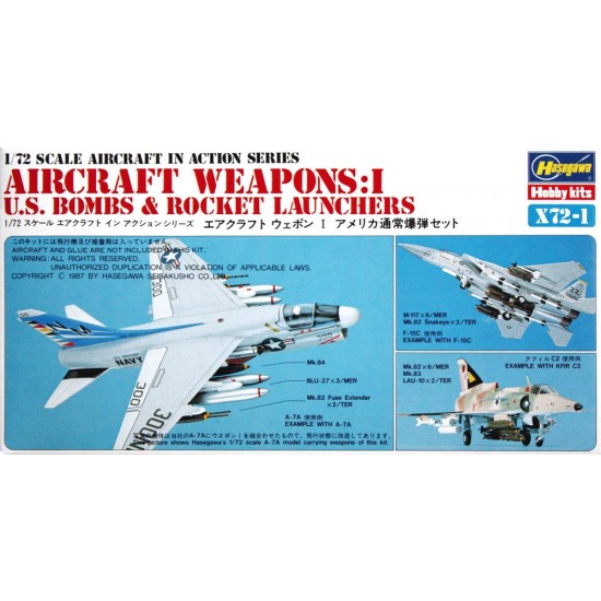 1/72 Aircraft Weapons I - US Bombs & Rocket Launchers