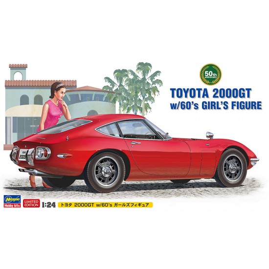 1/24 Toyota 2000GT w/60s Girls Figures