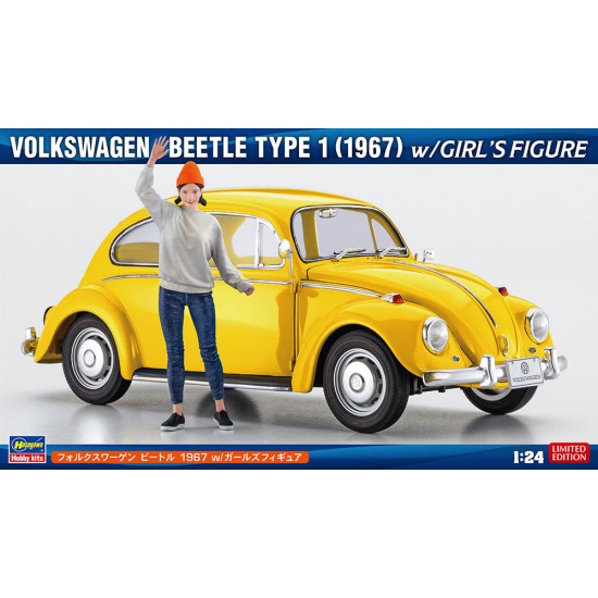1/24 Volkswagen Beetle Type 1 (1967) with Girl's Figure [SP620]