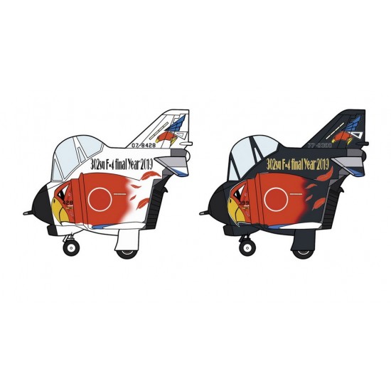 Egg Plane McDonnell Douglas F-4 Phantom II "302SQ F-4 Final Year 2019" (2 Kits)