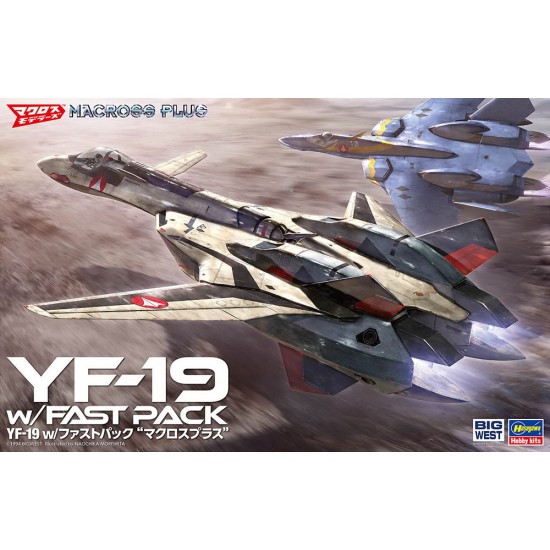 1/48 YF-19 with Fast Pack Macross Plus