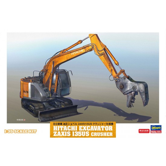 1/35 Hitachi Excavator Zaxis 135US Crusher